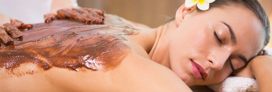 Massage gourmand au chocolat